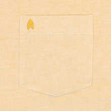 Carica l&#39;immagine nel visualizzatore di Gallery, Polo gialla a manica corta con taschino 4484
