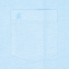 Carica l&#39;immagine nel visualizzatore di Gallery, Polo azzurra a manica corta con taschino 4483
