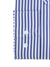 Carica l&#39;immagine nel visualizzatore di Gallery, Camicia a righe calibrata collo button down con taschino 4752
