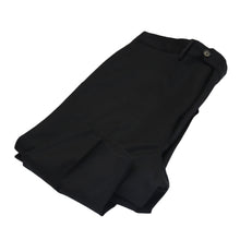Carica l&#39;immagine nel visualizzatore di Gallery, Pantalone nero in pura lana calibrato 0343
