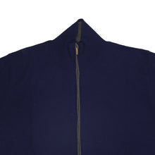 Carica l&#39;immagine nel visualizzatore di Gallery, Maglione blu con zip lunga calibrato 0481
