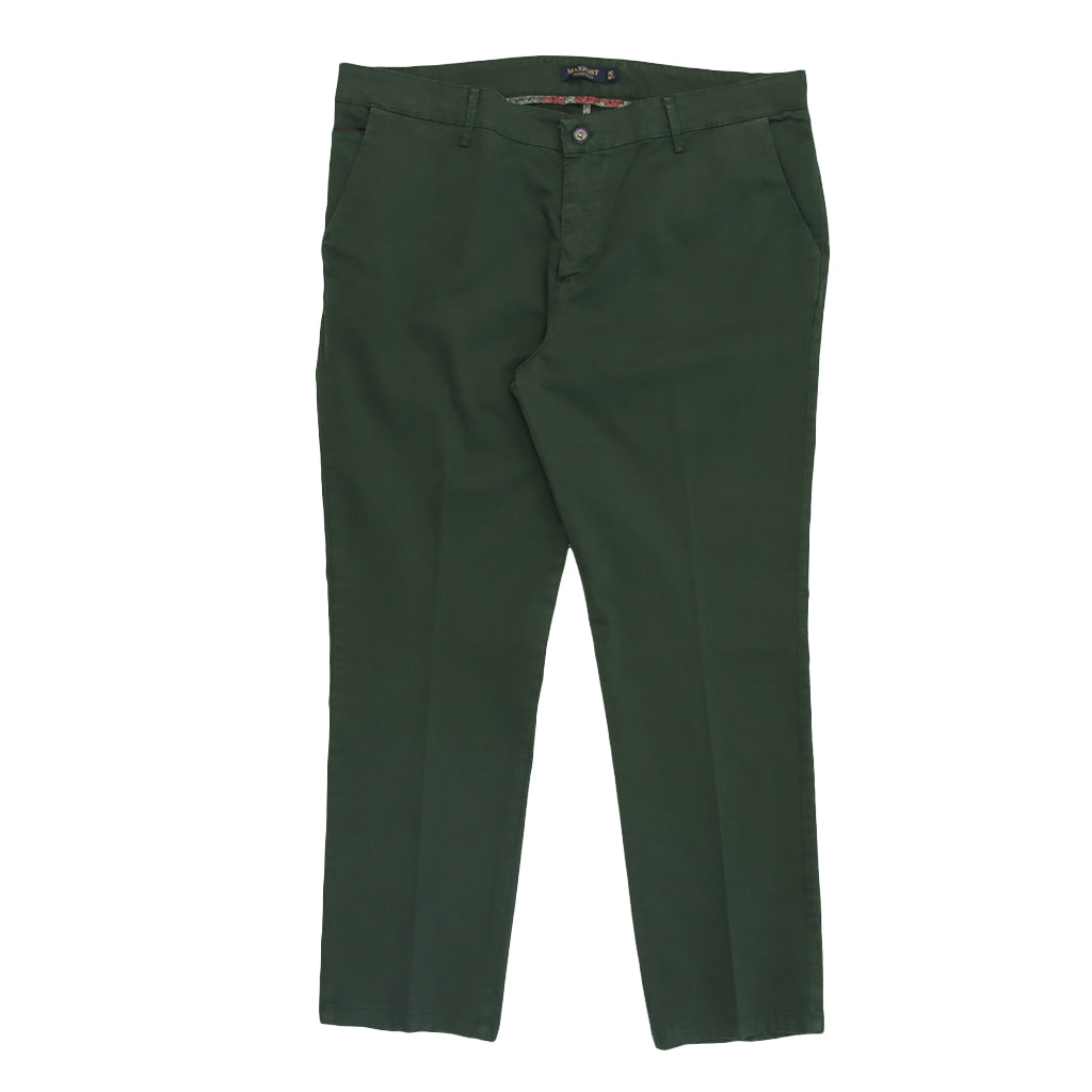 Pantalone casual calibrato verde bosco 3922