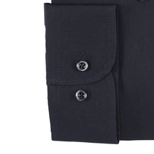 Carica l&#39;immagine nel visualizzatore di Gallery, Camicia nera calibrata collo button down con taschino 4085

