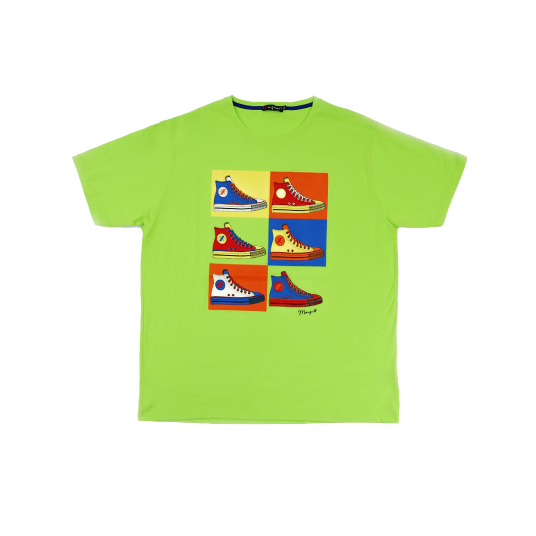 T-shirt verde calibrata 4351 NVA
